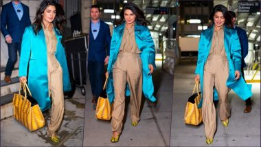 Priyanka Chopra Jonas’ Latest Street Style Is a Lesson in Chic Colour Blocking! View Pics of Indian Actress
