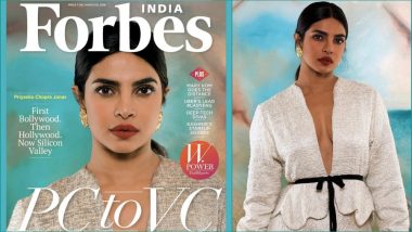 Priyanka Chopra Jonas Graces Forbes India W-Power Issue, Looks Stunning in Markarian NYC's Alexandra O’Neill Jacket (See Pics)