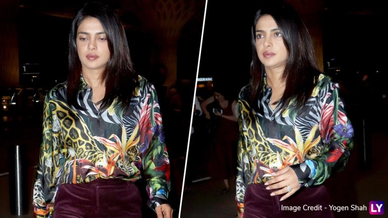 Priyanka Chopra Jonas Spotted At a Mumbai Hospital With Mom Madhu Chopra Before Leaving for USA? Watch Video