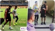 Sunil Chhetri Joins Virat Kohli & Co for RCB&rsquo;s Training Camp Ahead of Their First Game Against CSK in IPL 2019 (Watch Video)