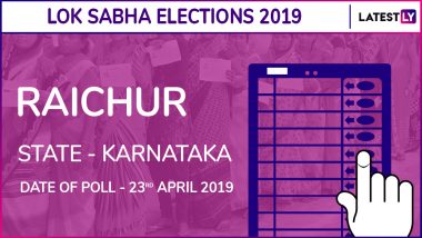 Raichur Lok Sabha Constituency in Karnataka Results 2019: BJP Candidate Raja Amareshwara Naik Elected MP
