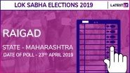 Raigad Lok Sabha Constituency in Maharashtra Results 2019: NCP Candidate Sunil Tatkare Elected as MP