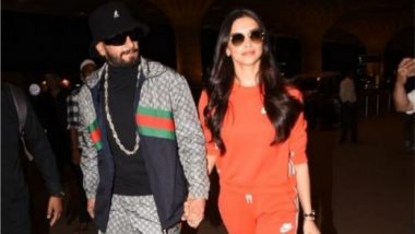 Deepika Padukone and Ranveer Singh Look Vibrant as They Leave for London to Unveil Her Wax Statue at Madame Tussauds-View Pics and Video