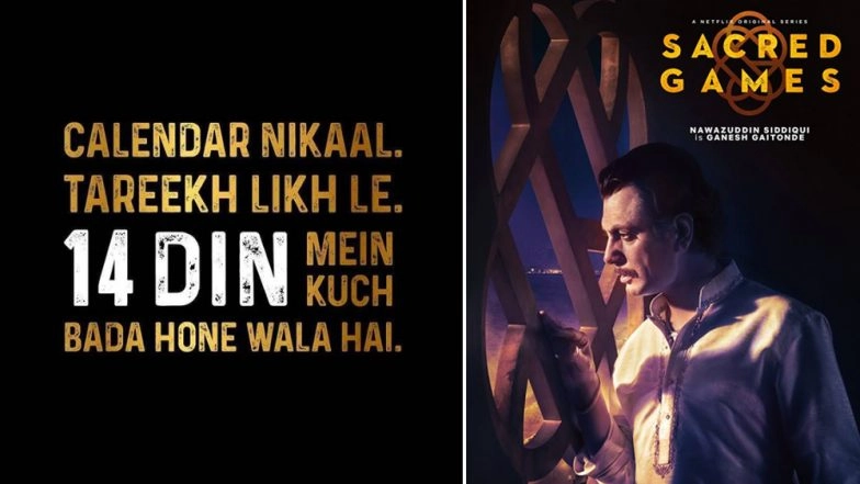 Sacred Games 2 Teaser Will be Out in 14 Days? Netflix Hints So! (View Pic)