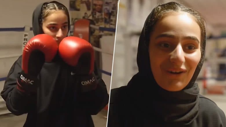 Muslim Teenager Safiyyah Syeed From Bradford Becomes First to Participate in Boxing Ring Wearing a Hijab (Watch Video) Muslim Teenager Safiyyah Syeed From Bradford Becomes First to Participate in Boxing Ring Wearing a Hijab (Watch Video)