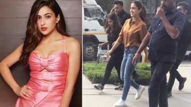 Stylish Sara Ali Khan’s Casual Chic Look From Love Aaj Kal 2 Sets Leaks Online – See Pic