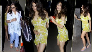 Sara Ali Khan Gives Summer Vibes by Flaunting That Gorgeous Smile In A Floral Dress With Mom Amrita Singh - View Pics!