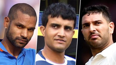 Shikhar Dhawan Shares a Picture With Sourav Ganguly During Delhi Capitals’ Training Session Ahead of IPL 2019; Yuvraj Singh Trolls Gabbar