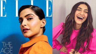 The Chic Sonam Kapoor Gives A Powerful Fashion Statement On The Cover Of Elle Magazine - View Pic