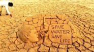 World Water Day 2019: Sudarshan Pattnaik Spreads Message of &lsquo;Save Water Save Life&rsquo; Through Sand Art; See Pic