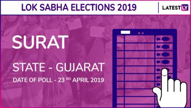 Surat Lok Sabha Constituency in Gujarat Live Results 2019: Leading Candidates From The Seat, 2014 Winning MP And More