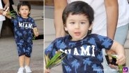 Taimur Ali Khan's New Adorable Pictures in Cool Blue Outfit Will Instantly Give You Summer Vibes!