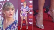 Taylor Swift Sparkles In 'Style' At The iHeart Radio Music Awards In A Cute Sequin Romper And Pink Hair - View Pics
