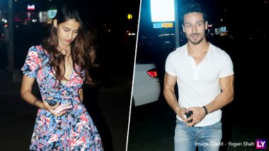 Tiger Shroff and Disha Patani Look Pleased as They Go On Their Usual Dinner Date-View Pics