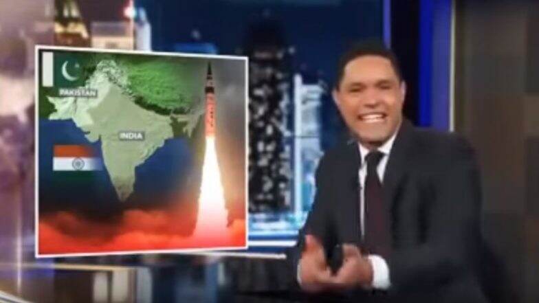 Trevor Noah, Host of 'The Daily Show', Slammed on Twitter For Saying 'India-Pakistan War Will be Most Entertaining' Trevor Noah, Host of 'The Daily Show', Slammed on Twitter For Saying 'India-Pakistan War Will be Most Entertaining'