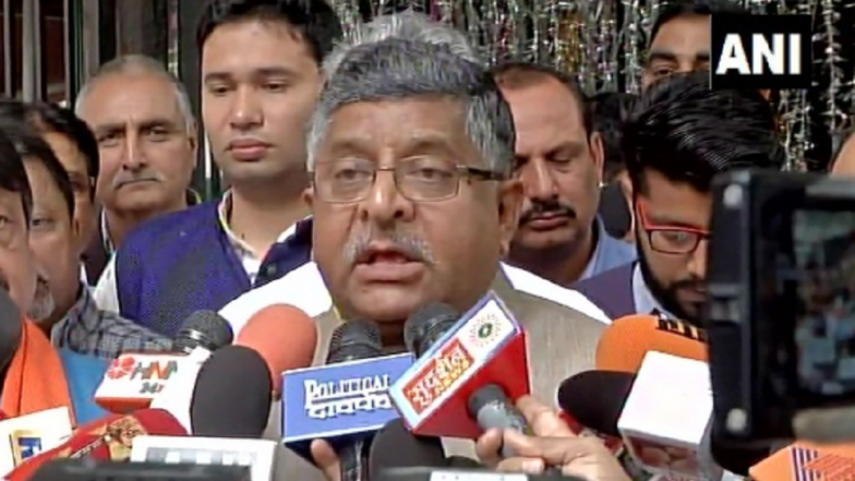 Aadhaar in National Interest, Does Not Violate Privacy, Says Union Law Minister Ravi Shankar Prasad