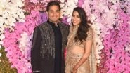 Newlyweds Akash Ambani and Shloka Mehta Glow in Gold at The Post Wedding Bash - See Pics
