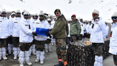 Jammu and Kashmir: Army Commander YK Joshi Reviews Security Situation in Siachen Glacier