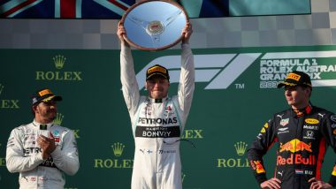 F1 Driver Valtteri Bottas Wins Australia Grand Prix for Mercedes