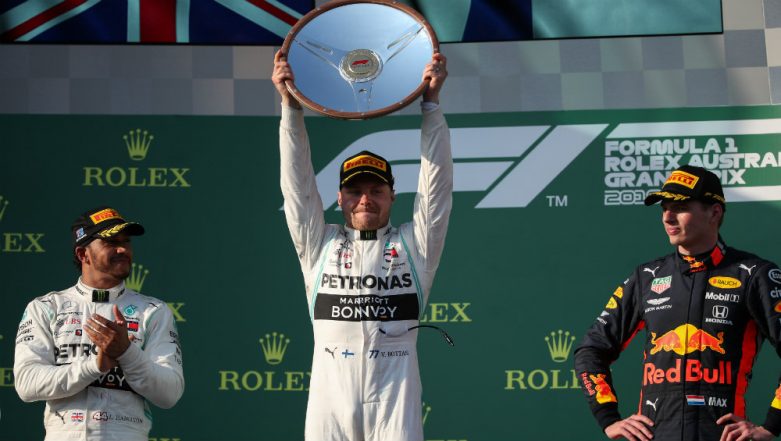 F1 Driver Valtteri Bottas Wins Australia Grand Prix For Mercedes | 🏆 ...