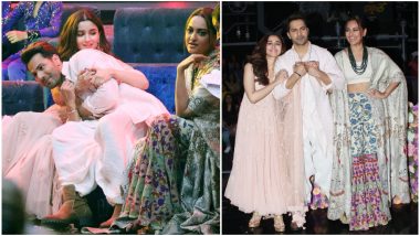 Kalank Promotions: From Hugs to Hand-in-Hand Moments, Varun Dhawan, Alia Bhatt and Sonakshi Sinha Are At Their Playful Best - See Pics!