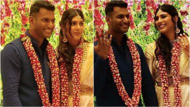 Actors Vishal and Anisha Alla Reddy Get Engaged in a Private Ceremony in Hyderabad - See Pics!