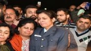 IAF Wing Commander Sidharth Vashisht, Martyred in Budgam Crash, Laid To Rest With Full Military Honours; In Uniform, His Wife Pays Tribute To Him