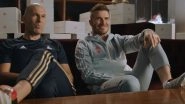 Zinedine Zidane and David Beckham Come Together in This Latest Adidas Ad With Their 'Iconic Shoes', Watch Video