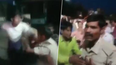 Bihar Auto Driver Beats Up Cop After Being Stopped From Driving on Wrong Side in Muzaffarpur; Watch Video