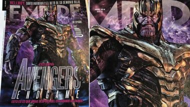 Avengers: Endgame: Thanos' New Look From The Film on a Leaked Magazine Cover Shows Him Armoured along With The Infinity Gauntlet - View Pic!