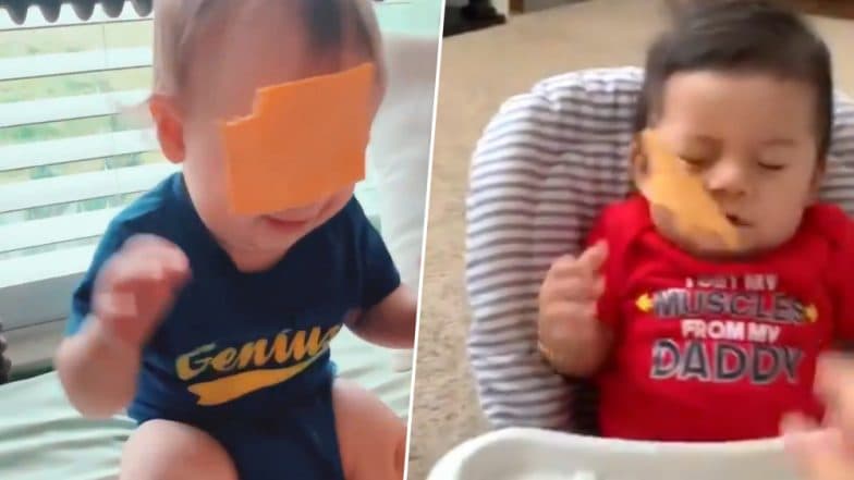 Cheesing Challenge Where Parents Throw Cheese Slices at Babies go Viral, But Twitter is Not Having It! Cheesing Challenge Where Parents Throw Cheese Slices at Babies go Viral, But Twitter is Not Having It!