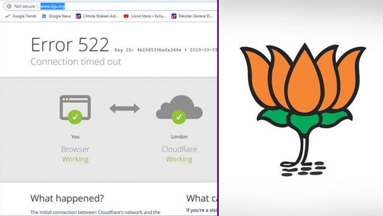 BJP Website Hacked; Abusive Words, Error Message Appear on www.bjp.org BJP Website Hacked; Abusive Words, Error Message Appear on www.bjp.org