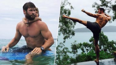 How to Get a Fit Body Like Thor? Here’s a Sneak Peek Into Chris Hemsworth’s Workout Regime (Watch Videos)