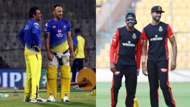 CSK vs RCB Toss Report and Playing XIs Live Update: MS Dhoni Wins Toss, Opts to Bowl First; Shimron Hetmyer Makes IPL Debut