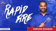 IPL 2019: Delhi Capitals&rsquo; Shikhar Dhawan Picks Former Pakistan Pacer Shoaib Akhtar As His All-Time Favourite Bowler, Watch Video