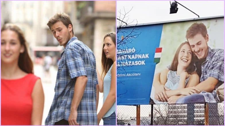 Distracted Boyfriend Meme Resurfaces in Hungarian Government Ad Promoting Family Values; Viral Pic Amuses Internet Distracted Boyfriend Meme Resurfaces in Hungarian Government Ad Promoting Family Values; Viral Pic Amuses Internet