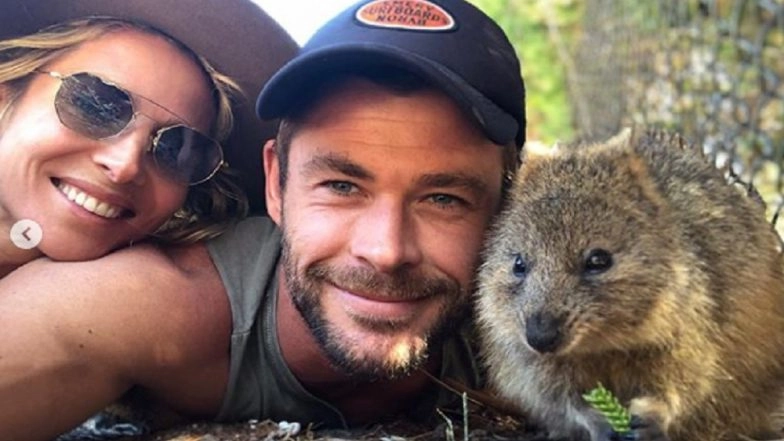 Chris Hemsworth Shares Selfie With ‘Quokka’ He Encountered in Australia