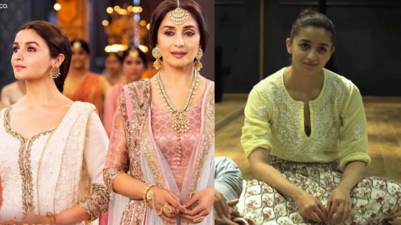 Ghar More Pardesiya Making: 5 Revelations by Alia Bhatt and Madhuri Dixit That Make the Kalank Song All the More Interesting – Watch Video