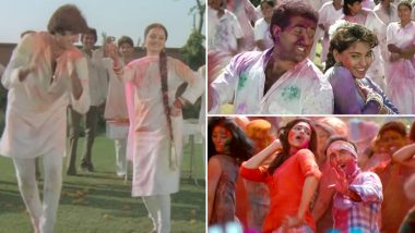 Happy Holi 2019 Songs Playlist: From Rang Barse to Balam Pichkari, Groove To These Old & New Bollywood Songs On The Festival Of Colours (Watch Videos)