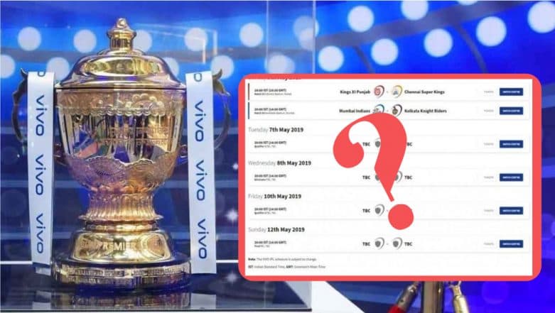 Playoff Chart Ipl 2019