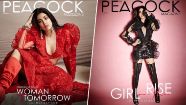 Janhvi Kapoor's New Magazine Covers In Red and Black Are Too Hot To Handle - View Pics!
