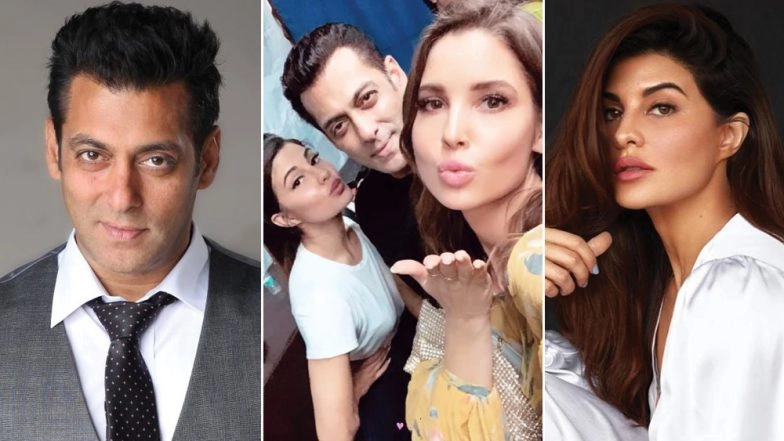 Jacqueline Fernandez Meets Her Doppelganger Amanda Cerny in Mumbai with Salman Khan - See Pic Inside