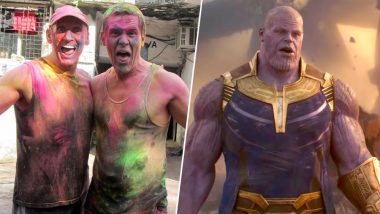 Avengers:Endgame Star Josh Brolin aka Thanos Sends Holi Wishes For Indian Fans With a Throwback Picture!