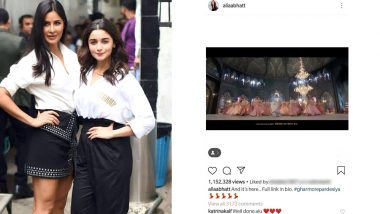 Katrina Kaif Praises Alia Bhatt's 'Ghar More Pardesiya' Performance From Kalank and Fans Might Want To Stop Questioning Their Friendship Now!