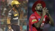 KKR vs KXIP Head-to-Head Record: Ahead of IPL 2019 Clash, Here Are Match Results of Last 5 Kolkata Knight Riders vs Kings XI Punjab Encounters!