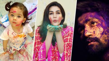 Holi 2019: Inaaya Naumi Kemmu, Kriti Sanon, Vicky Kaushal's Colourful Instagram Pictures Perfectly Define The Festive Spirit of the Day!