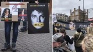 Leaving Neverland: Michael Jackson Fans Protest Outside Channel 4 Headquarters Prior To The Documentary Release