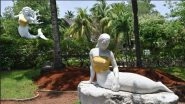 Breasts of Mermaid Statues Covered Up With Golden &lsquo;Crop Tops&rsquo; at an Indonesian Theme Park (View Pictures)
