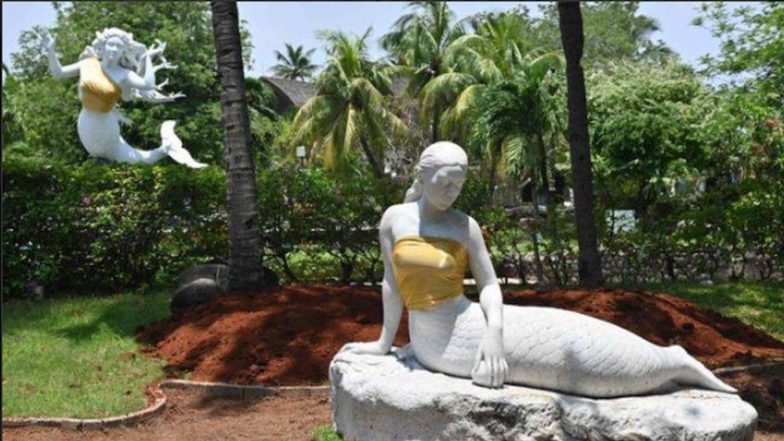 Breasts of Mermaid Statues Covered Up With Golden ‘Crop Tops’ at an Indonesian Theme Park (View Pictures)