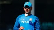 MS Dhoni&rsquo;s Agility Behind the Stumps Impresses Netizens During India vs Australia, 2nd ODI 2019 (Watch Video)